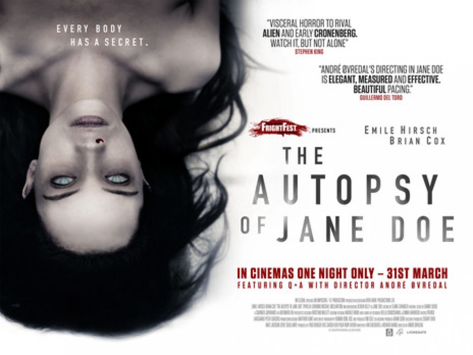 The Autopsy of Jane Doe (2016) Review