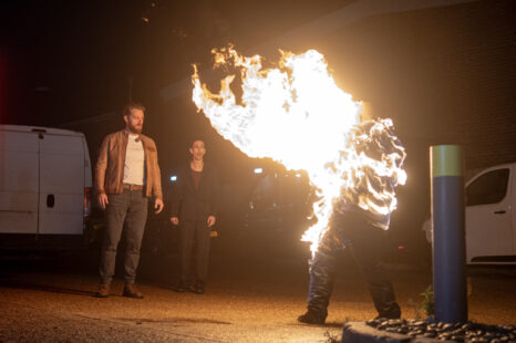 ‘JITTERS’ BEHIND-THE-SCENES PHOTO – Marc Zammit’s latest feature film and fire stunt news