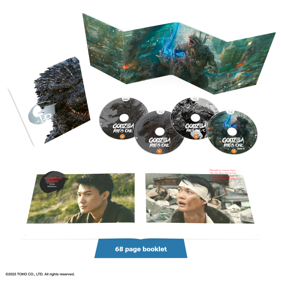 Wreck the halls this holiday with GODZILLA MINUS ONE on 4K Deluxe, Steelbook, and Blu-ray this December UK!