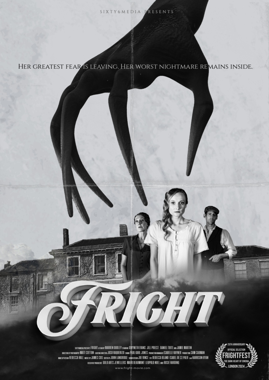 Warren Dudley’s acclaimed period horror FRIGHT gets Digital release on Prime