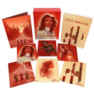 The Brood Packaging - Showing a woman with a severe expression