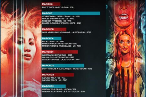 Fulci in 4K, haunted house horrors, a 60s Japanese gem and more on ARROW this March