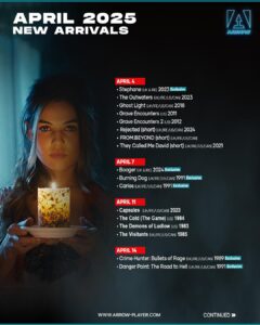 Arrow Player April Releases Schedule in Poster Form