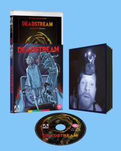 Young man surrounded by ghouls and demons