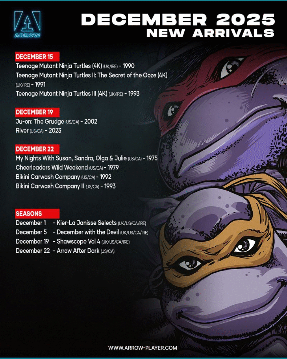 Shell-ebrate the Holidays With TEENAGE MUTANT NINJA TURTLES Streaming in 4K