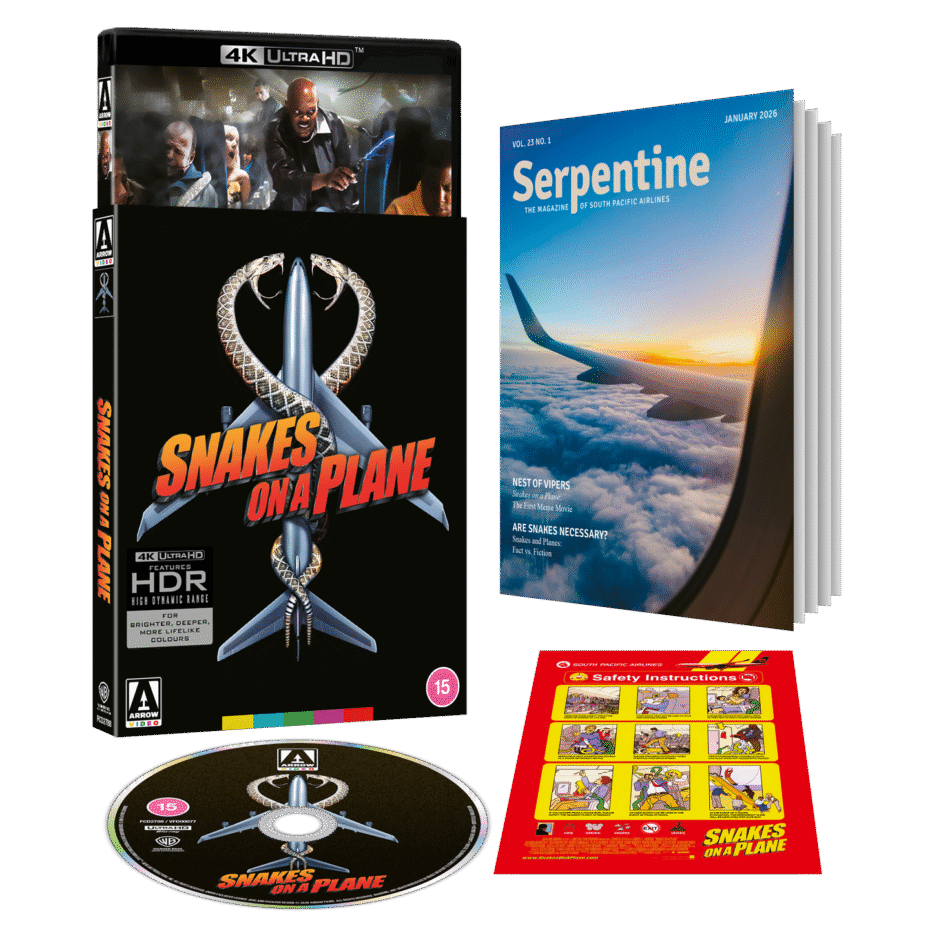Snakes on a Plane – On Limited Edition 4K UHD Out on 19th Jan. 2026