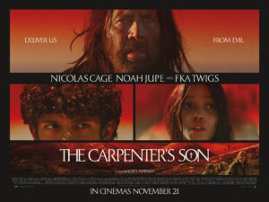 Three faces featured on movie poster