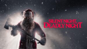 Scary Santa Holding a big axe