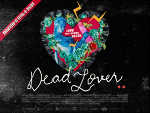 Dead Lover Theatrical Poster - a heart filled with colourful images