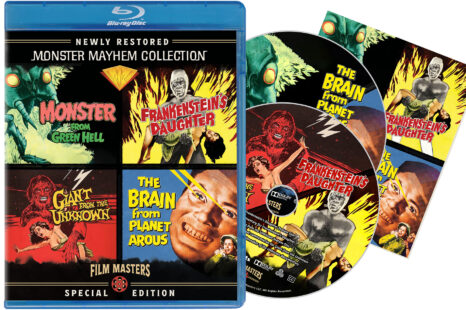 Monster Mayhem Collection Review – Frankenstein’s Daughter, Giant From the Unknown, The Brain From Planet Arous & Monster From Green Hell