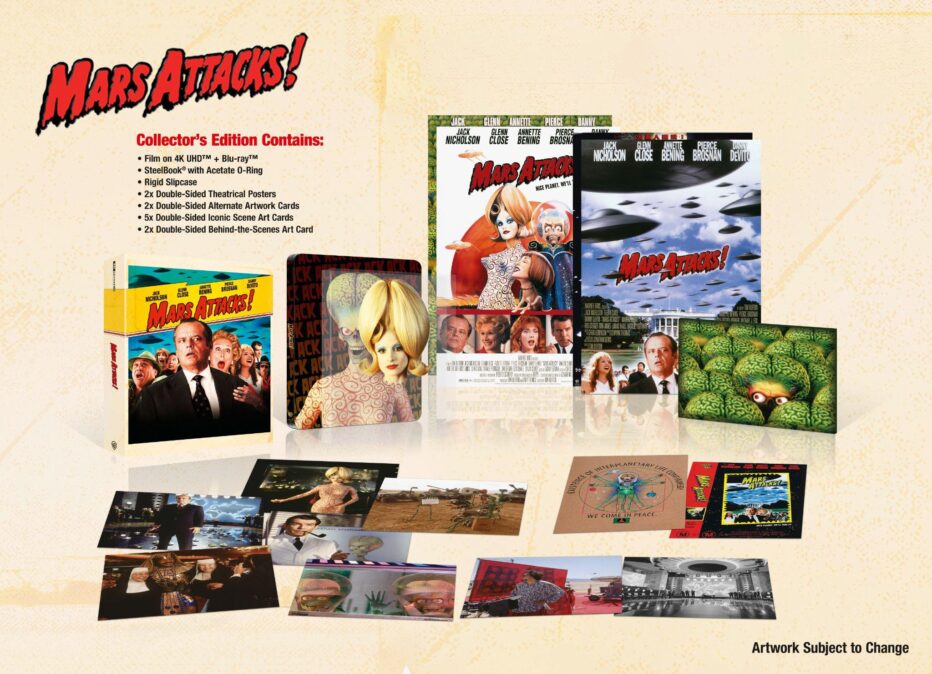 Tim Burton’s MARS ATTACKS! 30th Anniversary released on 4K UHD for the first time