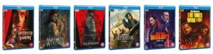 Several Blu-ray covers shown collectively