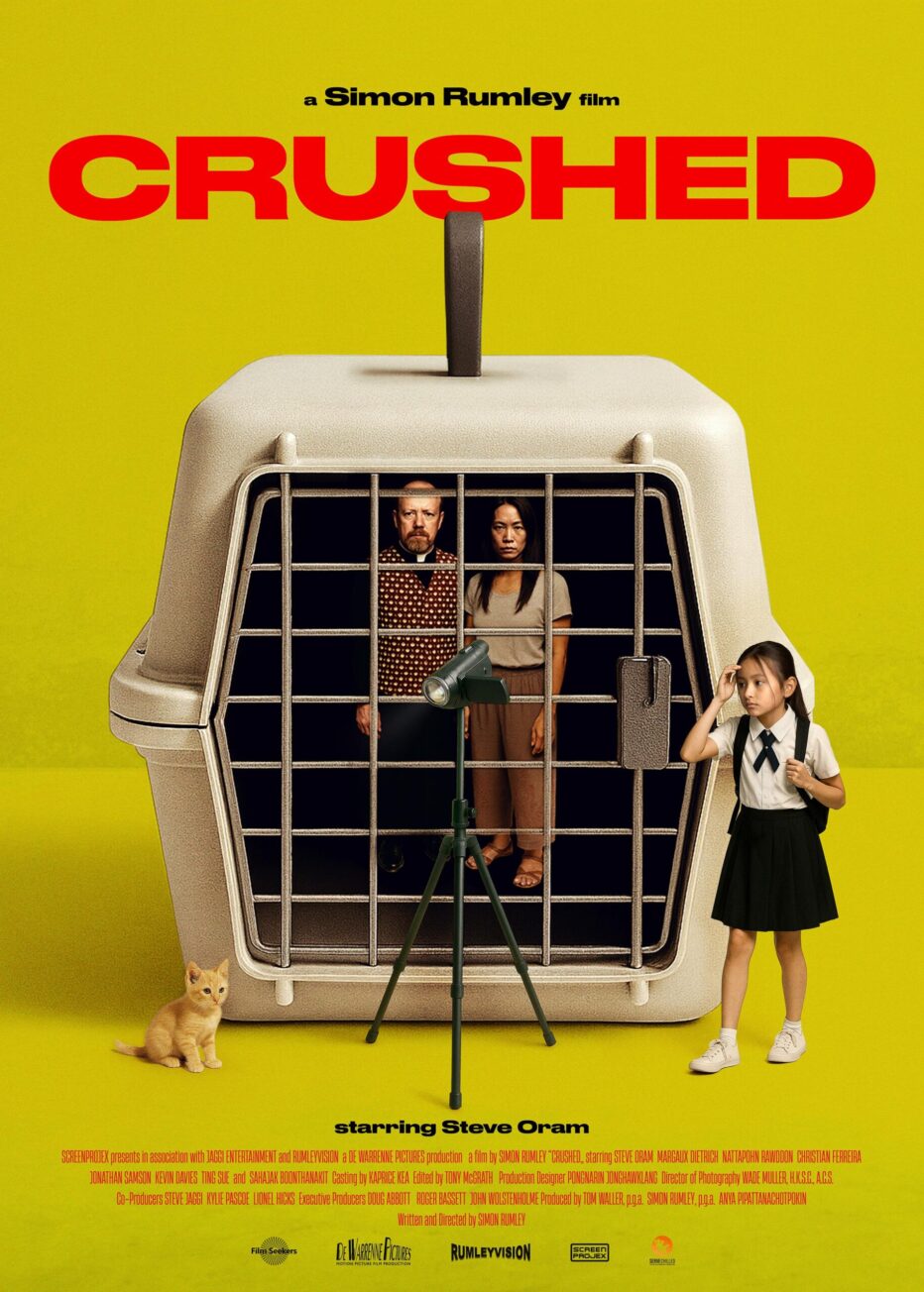 ‘CRUSHED’ – Steve Oram leads Simon Rumley’s ‘soul-crushing’ ‘disturbingly savage’ thriller that ‘will push the boundaries of even the most hardened horror fan’ – on UK digital 5 October