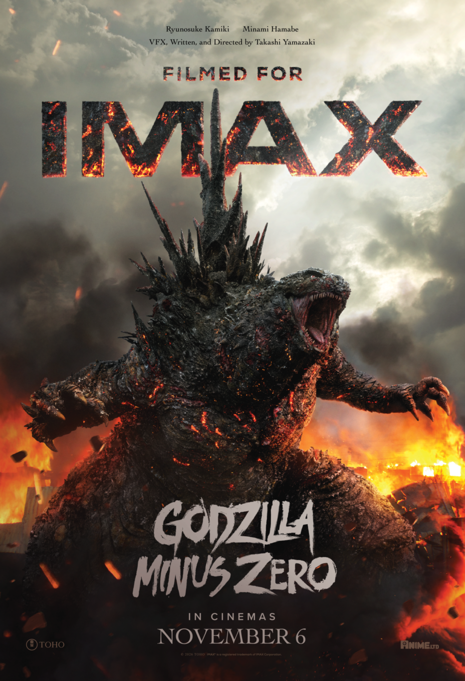 Watch the final trailer for GODZILLA MINUS ZERO stomping into IMAX this November